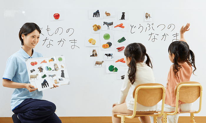 机上課題の様子